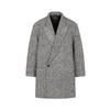 Suxie Men's 2024 Winter Peak Lapel Long Wool Blend Overcoat