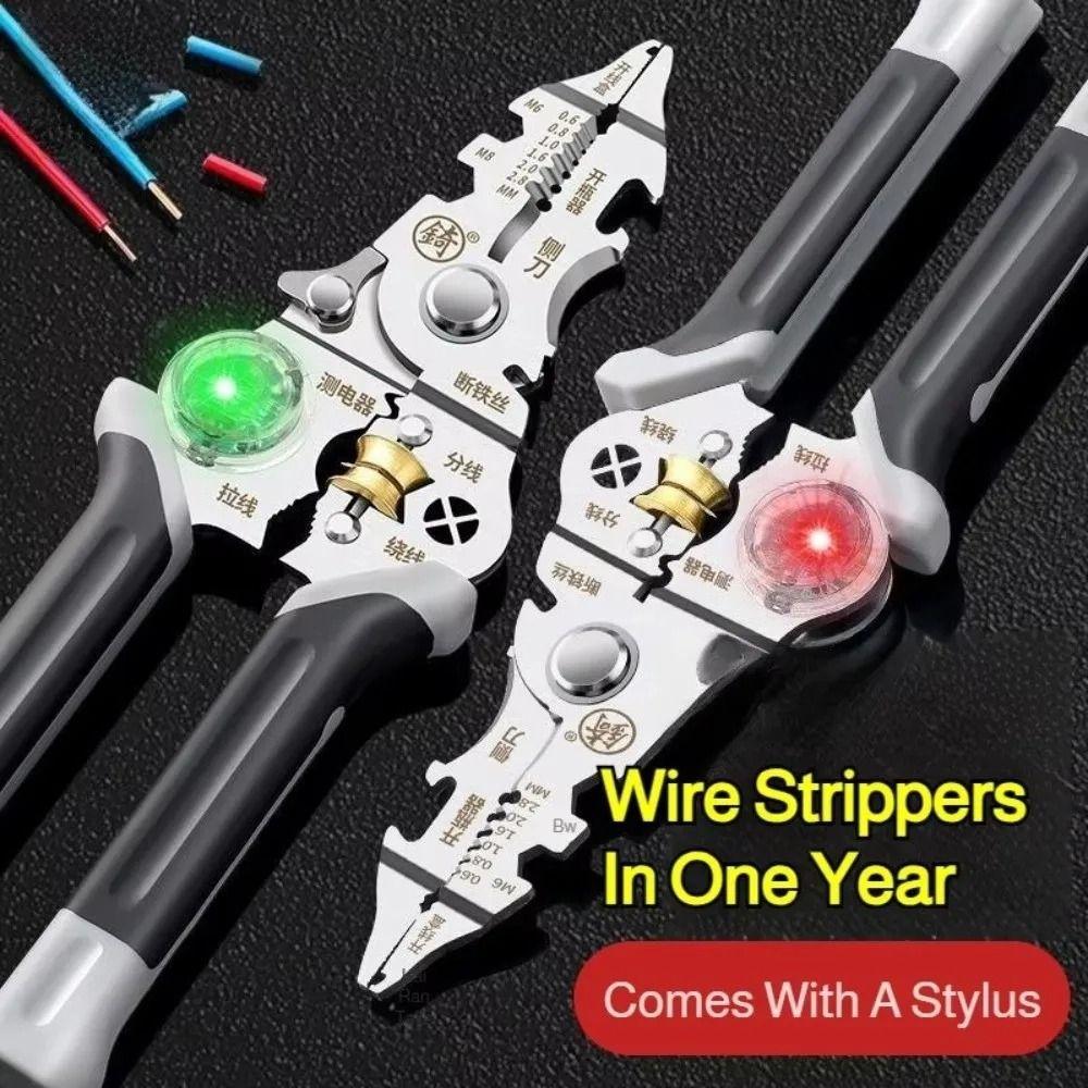 Non-slip Electricity Measurement Pliers Intelligent Wire Stripper Crimper  Appliance Repair
