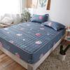 Ensfarget vattert madrasstrekk King Queen Twin All-inclusive Sengebeskyttelsestrekk Anti-midd Sengetrekk Ingen putevar