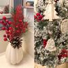 Beautiful Fashion Lucky New Parties Weddings Company Events Artificial Red Berries Floral Decor Fake Red Fruit