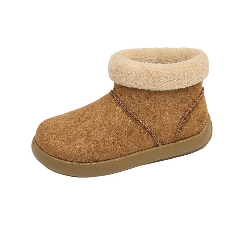 Damenpelz eine dicke Sohle erhöhend Winter leichte warme Schneestiefel rutschfest verschleißfest lässige Sport-Baumwollstiefel