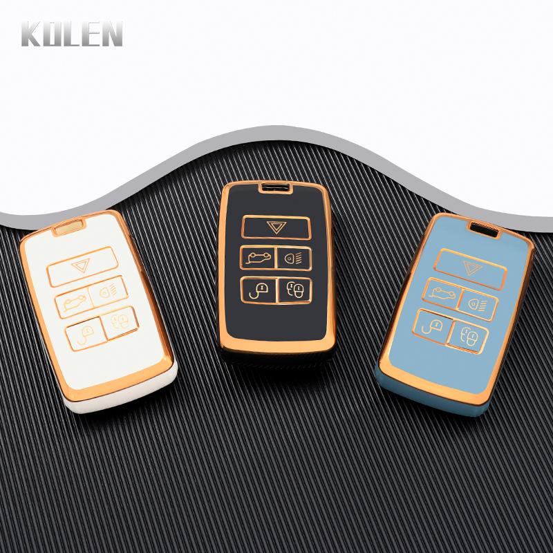 Fashion TPU Car Remote Key Case Cover Shell Fob For Land Rover Range Rover Evoque Discovery Sport Velar For Jaguar XE E-PACE XF