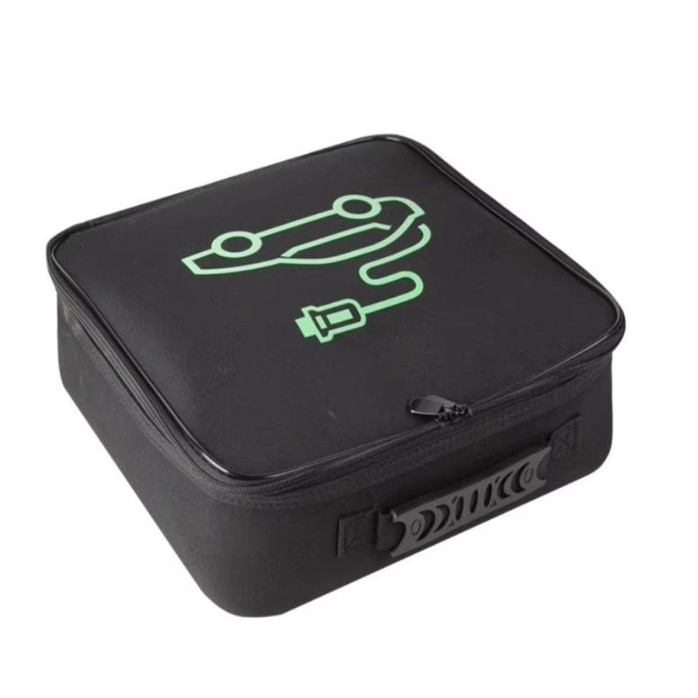 Spacious Inner Space EV Charging Cable Storage Bag Car Charging Cable Organizer Bag  Outdoor Use