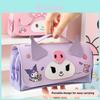 Sanrio My Melody And Kuromi Cartoon Large Capacity Pen Case For Students And Office Use