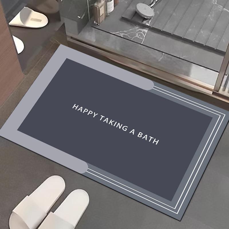 Diatom Mud Non-slip Quick Dry Bathroom Mat