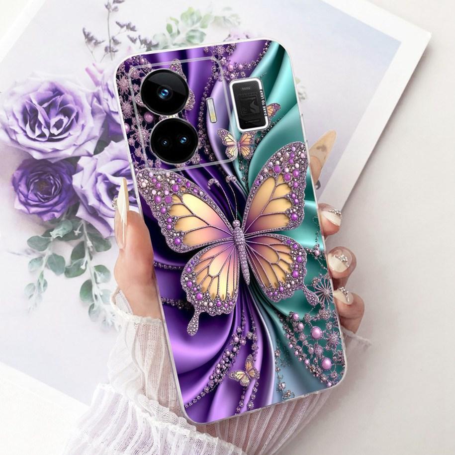 

For Realme GT Neo 5 Case RMX3706 Phone Cover Luxury Dragon Lion Cartoon Soft Silicone Bumper For Realme GT 3 GT3 RMX3709 Housing Realme GT 3