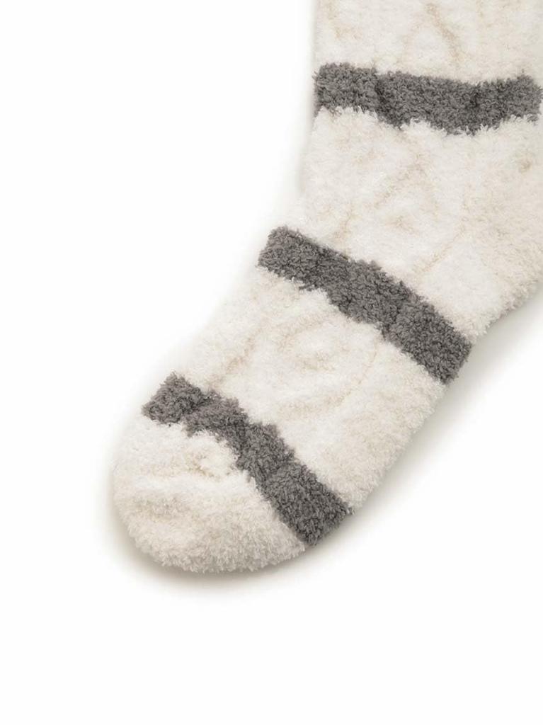 Gelato Pique Baby Moco Ran Border Socks PWGS245554IVRF