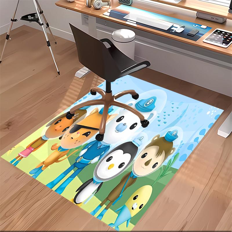 Octonauts Printed Absorbent Washable Carpet, Non-Slip Bathroom Mats, Kitchen Rugs, Yoga Mat,Living Room Entrance, Camping Picnic Rugs