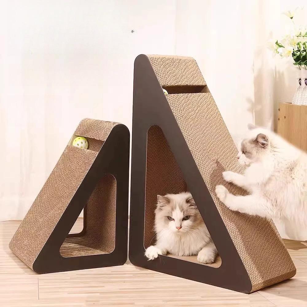 The Cat Scratching Board Is Wear-resistant and Does Not Drop Debris. The Cat Toy Self-hi Relieves Boredom. Ver