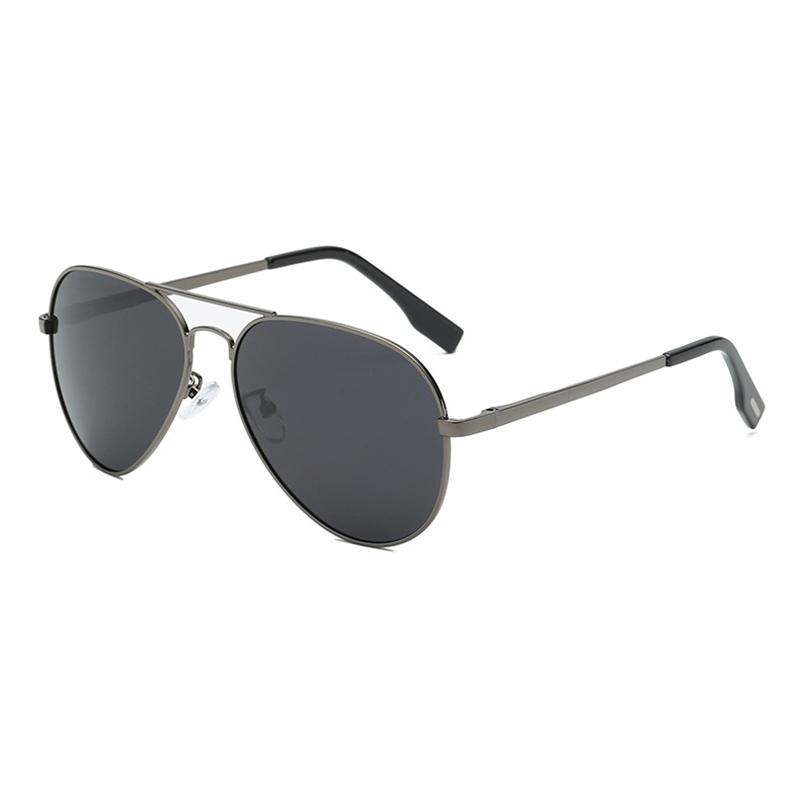Classic Big Pilot Sunglasses Men Luxury Metal Black Aviation Sun Glasses Male Fashion Driving Vacation Shades UV400