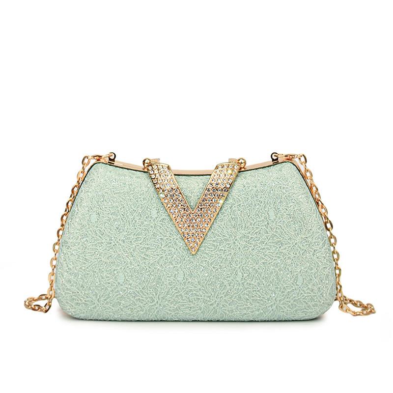 Tägliche Pendler-Tasche für Damen, klein, quadratisch, mit Streifen und Diamanten besetzt, Sommer-Neuheit, exquisite Schulter-Umhängetasche