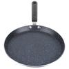 Sartén Redonda Antiadherente para Crepes Aleación de Aluminio Plana Sartén Plana Panqueque Huevo Pizza Tortilla