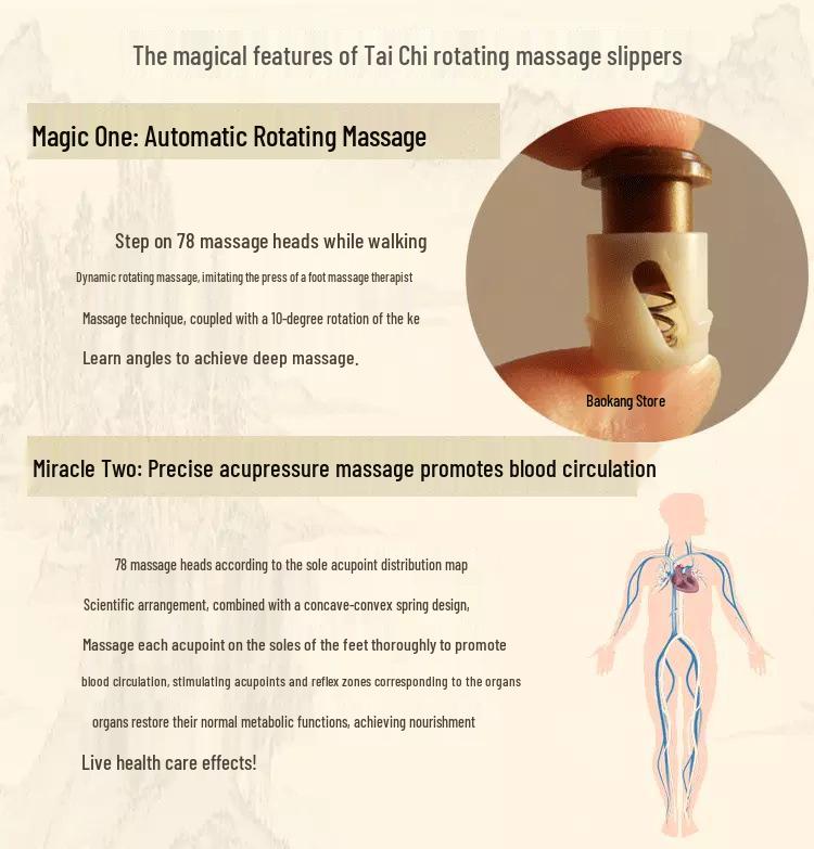 Penghang Acupressure Massage Slippers for Men & Women - Spiky Sole for Health & Comfort Use at Home