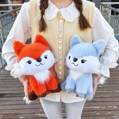 Cute Little Fox Doll Plush Toy Girl Sleeping with Doll Warm Heart To Accompany Girlfriend Birthday Gift