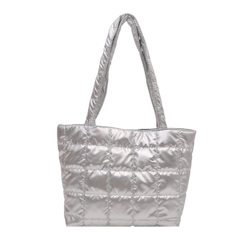 

2025 A/W Women s Versatile Large Shoulder Tote - Simple, Stylish, and Spacious серебряный