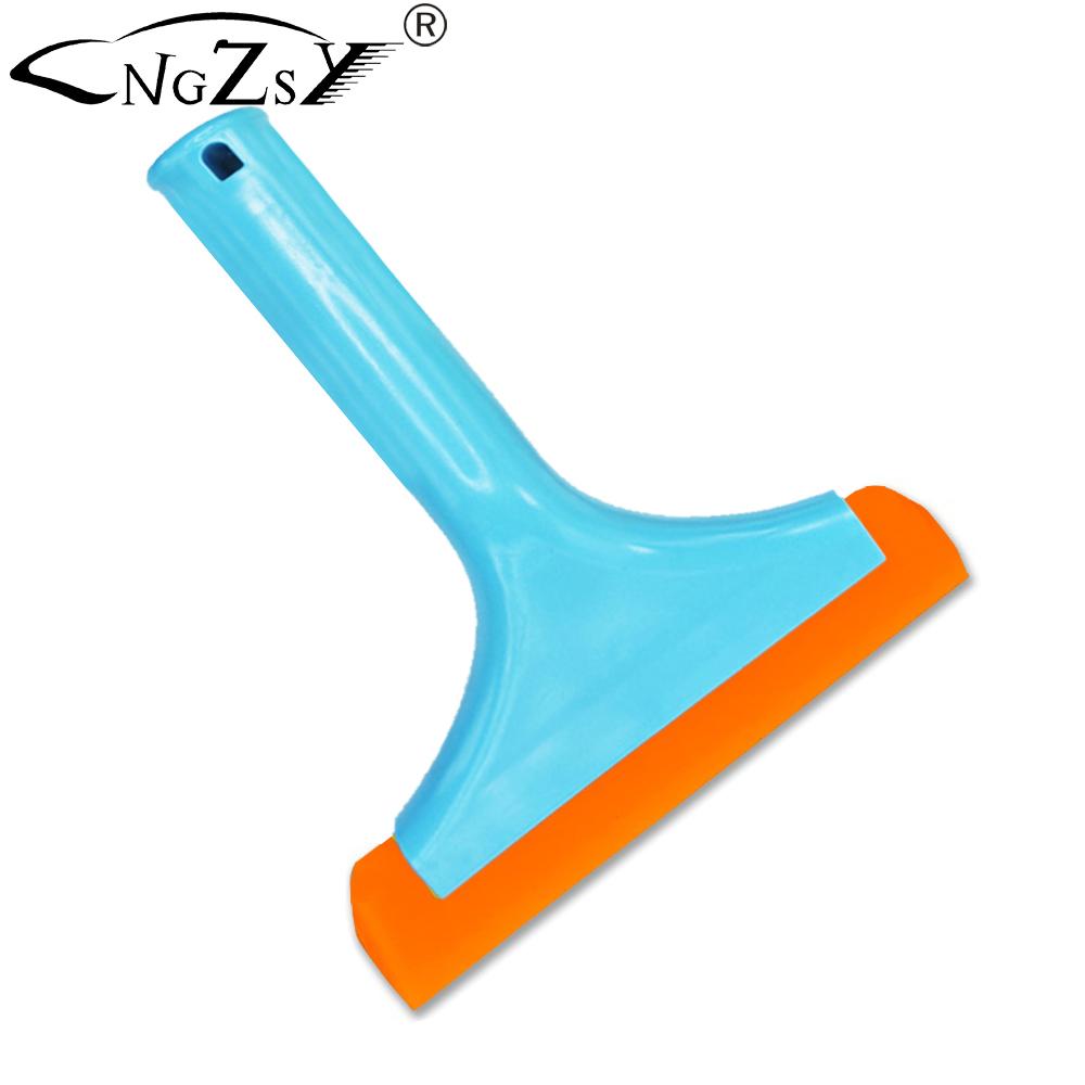 Flexible Silicone Squeegee Auto Handle Water Blade Wiper Car Household Cleaning Tools Glass Door Window Tint Tool Cleaner B101