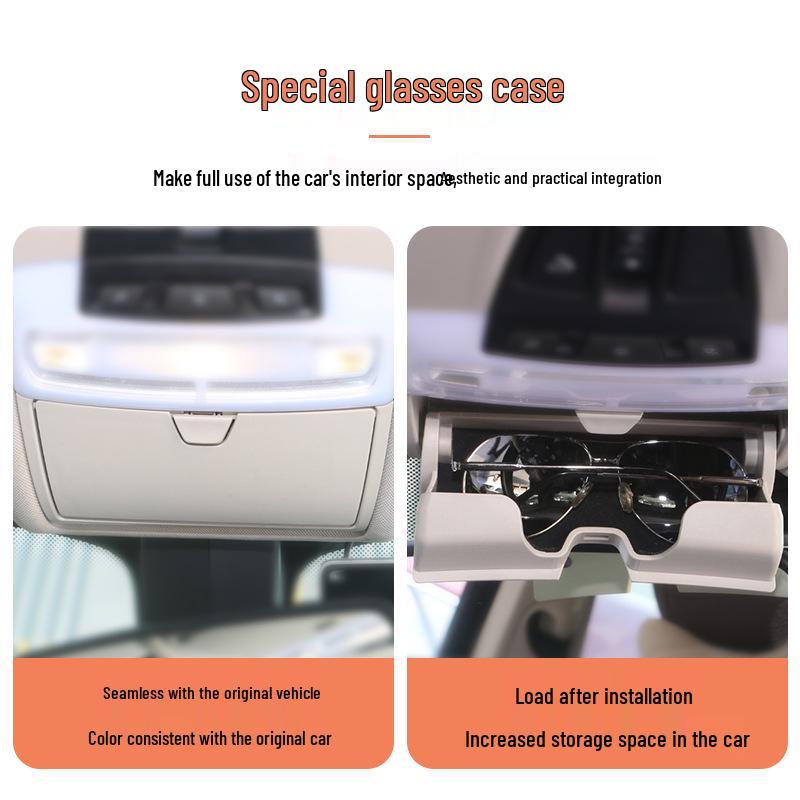 Dedicated Glasses Case for BMW X5/X6 Roof Reading Light F15/F16