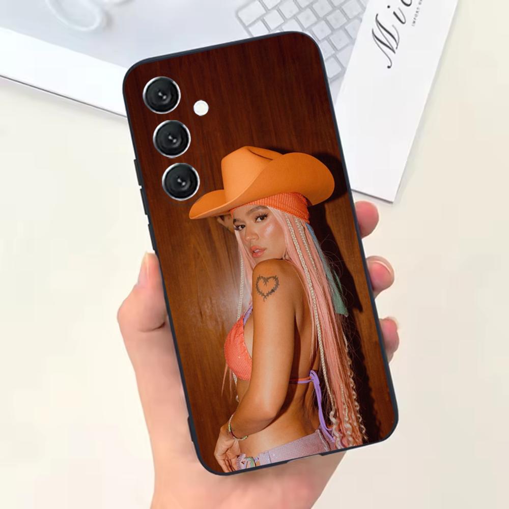 

Karol G Dibujos Animados Phone Case For Samsung Galaxy A13,A21s,A22,A31,A32,A52,A53,A71,A80,Soft Black Shell Samsung a514g