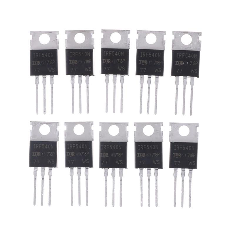 

10Pcs Irf540N Irf540 To-220 N-Channel 33A 100V Power Mosfet