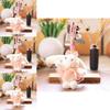 Plush Rabbit Keychain With Soft Short Pile For Kids And Bag Decor