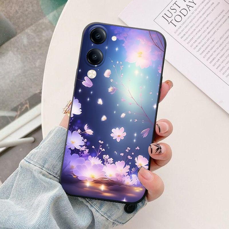 For Vivo Y29S 5G Y19S Y04 4G Phone Case Astronaut Silicone Camera Protection Back Cover For Vivo Y04 Y 04 Y19e Funda Coque
