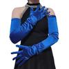 Satins Ellenbogenhandschuhe für formelle Veranstaltungen Party Kostümhandschuhe Elegante Zeremonienhandschuhe Damen Bühnenauftritte Handhandschuhe