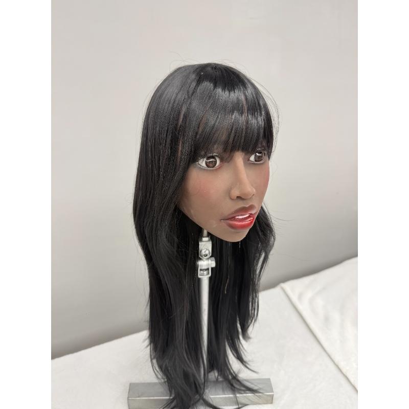 Adult European Style Sex Doll Head TPE Material with Wig Customizable Sex Toy Masturbation Toy M16 Bolt