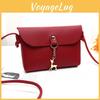 Chic Women's Shoulder Bag Pu Leather Solid Messenger Crossbody Handbags Purse Fashion