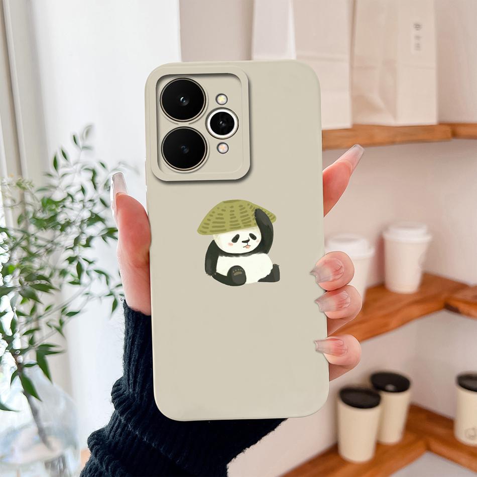 Cartoon Case For Realme 15 Pro Cute Dinosaur Liquid Silicone Lens Protection Back Cover Soft Phone Cases For Realme 15Pro 5G