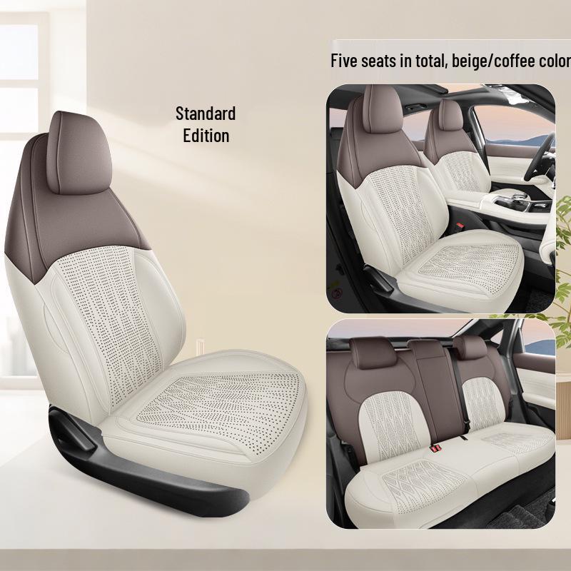 Perforerade Sadelöverdrag i Mocka för 4:e Generationens Changan Eado