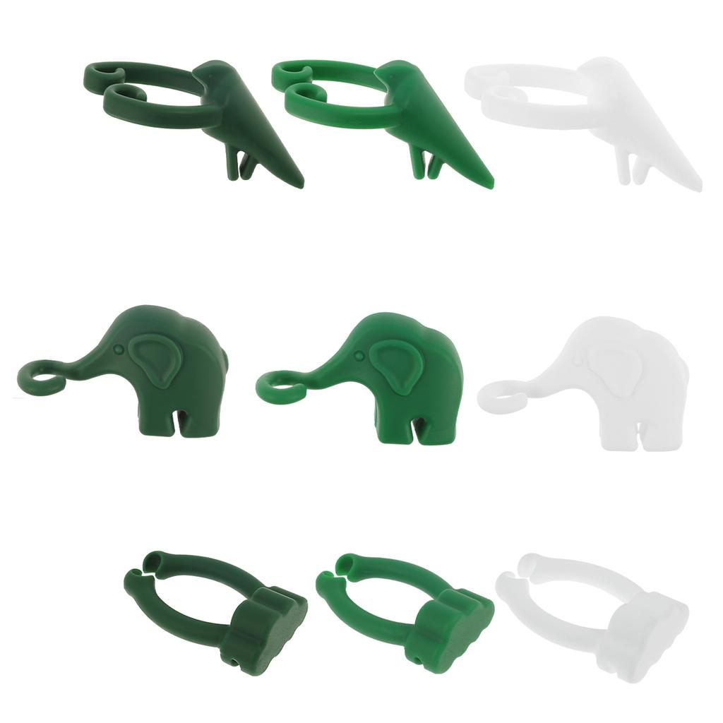 6-10Pcs Plant Sprouts Stems Support Holders Cute Animal Shape Propagation Flower pot Plant Fixed Bracket for Indoor Garden