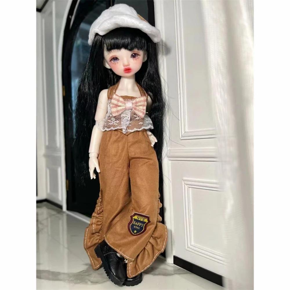 

Модная Милая Повседневная Одежда для Куклы 30 см 1/6 BJD Набор Наряда для Куклы Платье Принцессы Игрушка для Девочки Подарок Аксессуары для Куклы Праздничный Подарок
