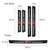 VOPL3 Car Carbon Fiber Trunk Stickers Car Threshold Sticker For Ford Focus Fiesta Mondeo Explorer Transit Fusion Auto Decorative Decal
