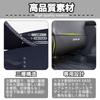 CarModule Kick Guards Designed Specifically for Toyota New Crown 210 Embroidered Back Seat Kick Rear Seat Stain Kick Scratch Interior Velcro Easy