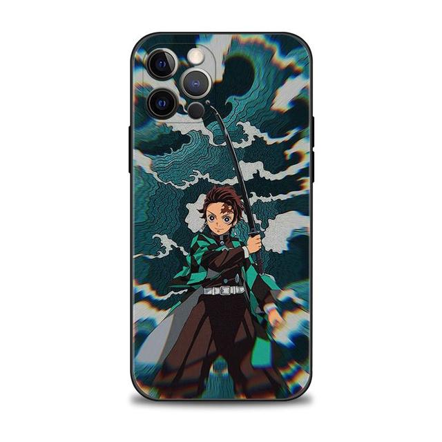 Telefon Shell Für Apple Iphone 14 13 12 11 Pro Max 13 12 Mini Xs Max Xr X 7 8 6 6s Plus Fall Anime Dämon Slayer Nezuko Tanjirou