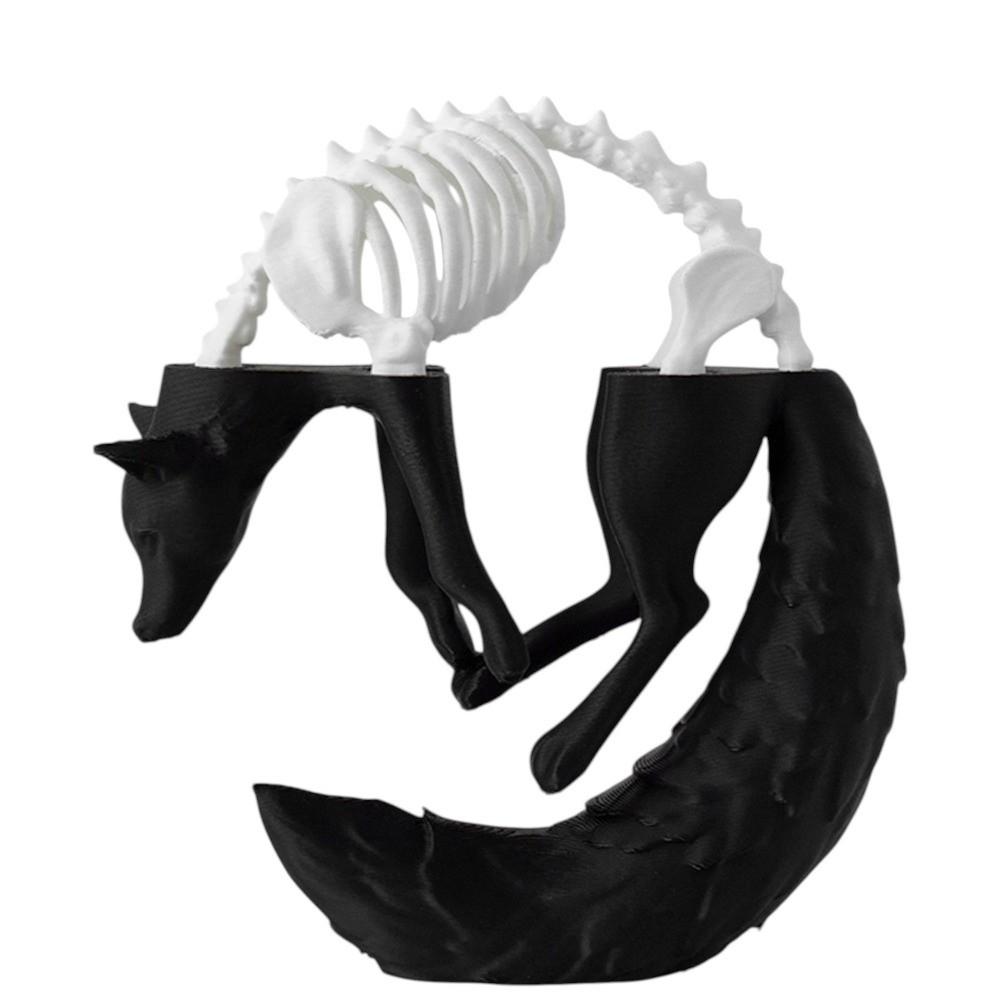 Simulation Wolf Desktop Decorations Creative 3D Printing Ornaments Home Decoration Edge Decoration