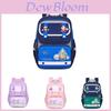 Large Capacity Cartoon Children's Backpack For Boys And Girls With Ergonomic Design And Lightweight Nylon Material In Purple And Pink Colors