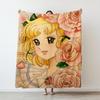 130cm150cm Süßigkeiten Süßigkeiten Anime Decke Kawaii Japanische Anime Decken Film Lustige Überwurfdecken für Zuhause Hotel Sofa Tagesdecke