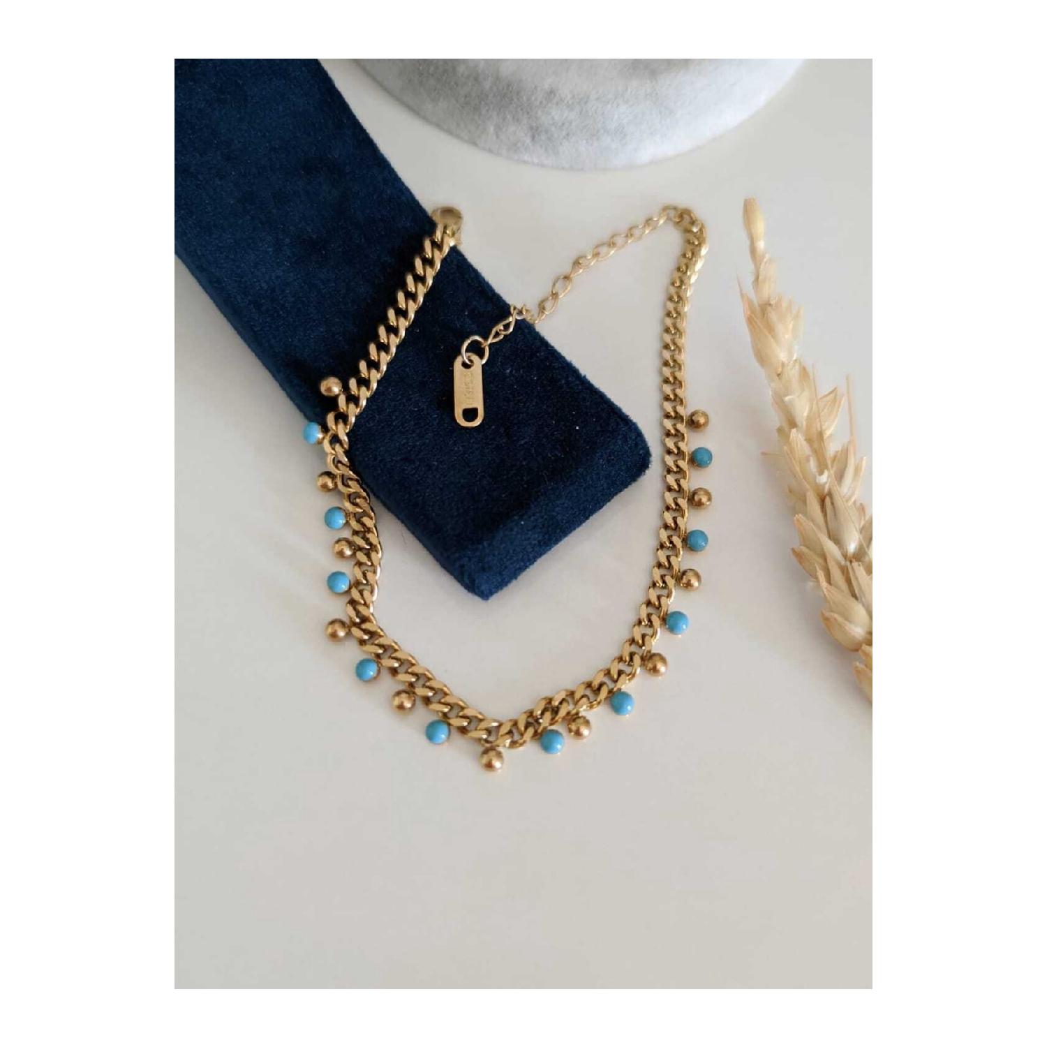 

Сталь Узамаз Синяя Подробная Цепь Акет