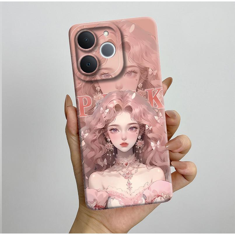 For Realme Note 70T Phone Case Aesthetic Butterfly Flower Anti Drop Protection Covers For Realme Note 70 T Note70T Bumper Casing