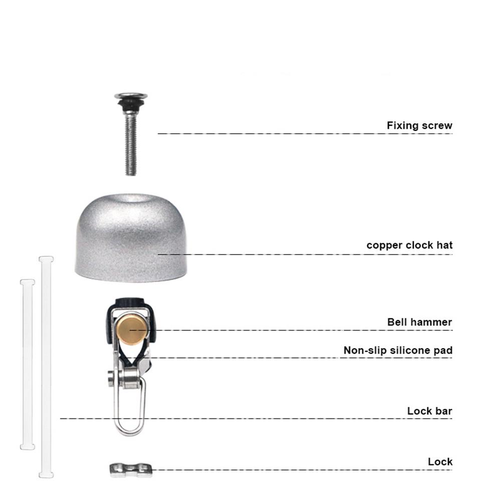 Bike Bell Bicycle Retro Classical Bell Safety Warning Bell