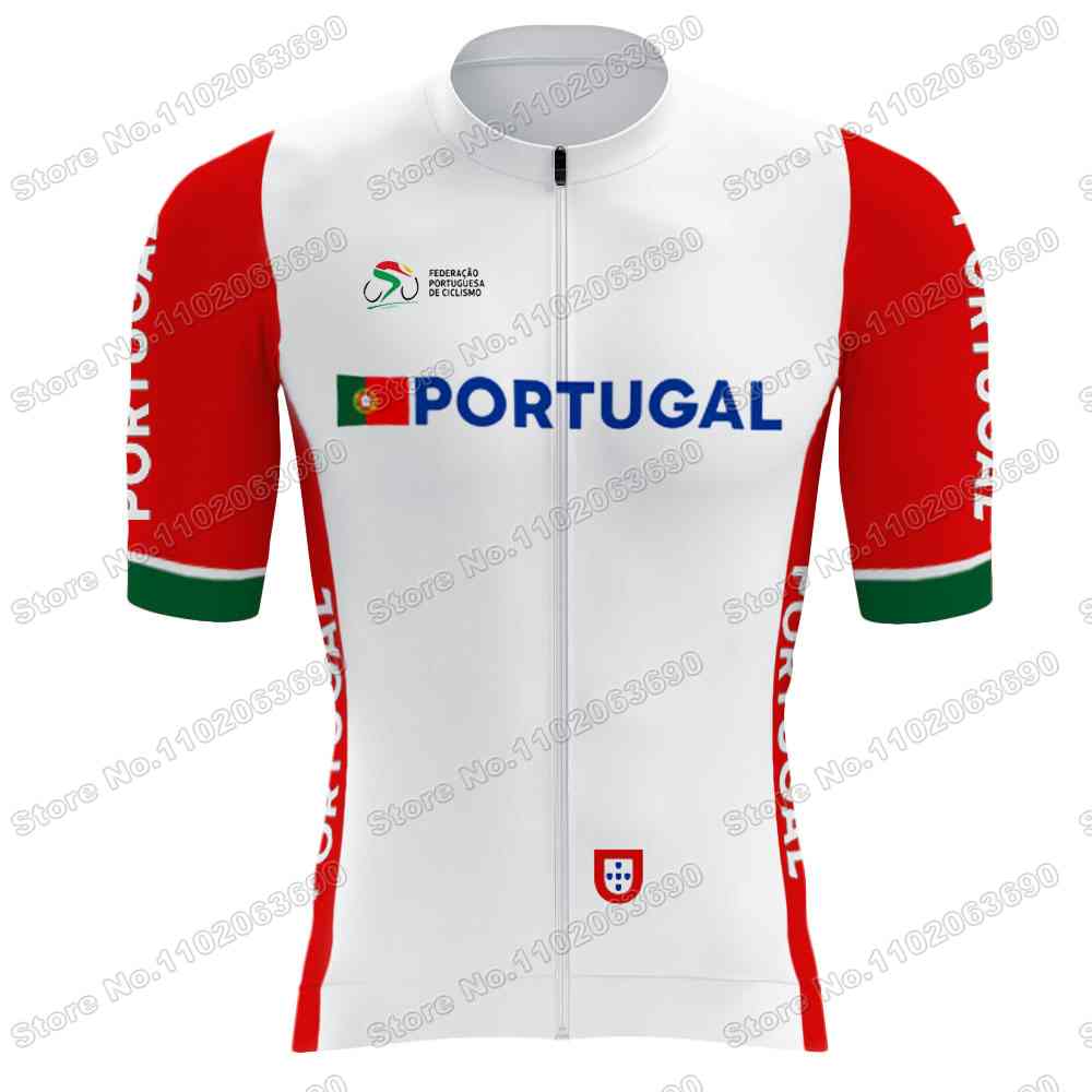 Portugāles Riteņbraukšanas Džersija Komplekts Vīriešiem Portugāles