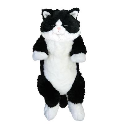 Sunlemon Kucak Kedi Uyuyan Hachiware 22 x 14 x 47 cm Peluş Hayvan Sevimli Kedi Beyaz Siyah P-1283