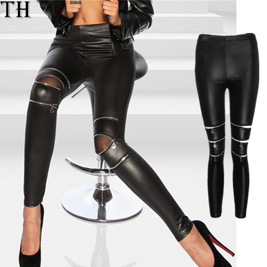 leather active leggings