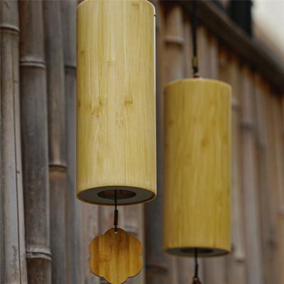 Akkord Winterstil Bambus 8-Ton Akkord Windspiele Natürliche Bambus Windspiele Außen Garten Pavillon Dekorationen Einfach Zu