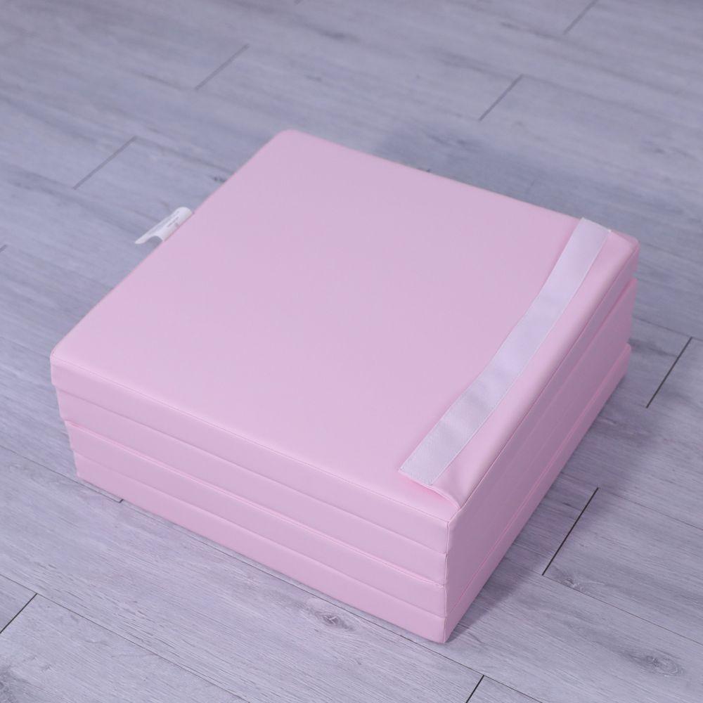 Gymnastic Mats Mattress Satellite 100X100X5 Cm Four-Piece - Pink