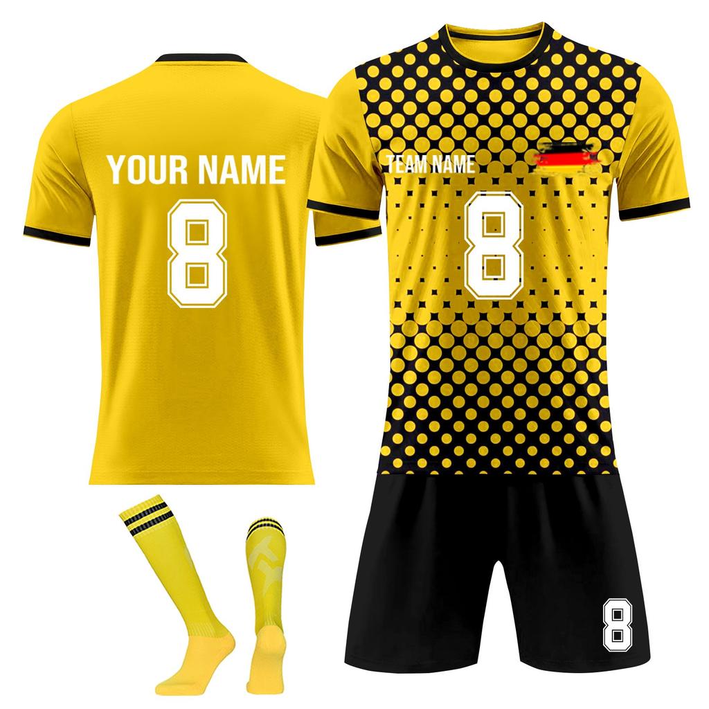 Personalised Shirts Kit Mens Girls With Name Number Custom Football Jerseys For Boys Training Suit