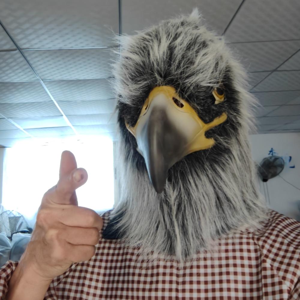 Neue Hawk Maske Adler Vogel Kopfschmuck Halloween Kostüm Party Cosplay Requisiten Adler Masken Party Karneval Festival Dress up Prop