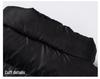 Men's Stand Collar Thickened Jacket - Large Sizes, Autumn/Winter Style, Cotton Casual Wear
