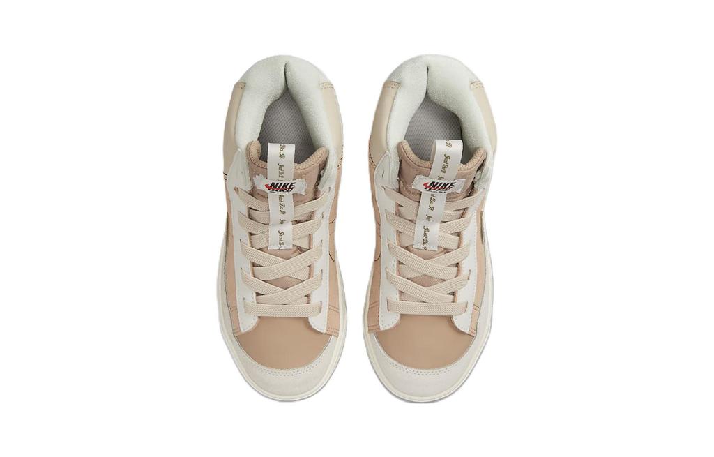 Nike Blazer 77 SE D Synthetic Leather Casual Slip Resistant Cushioning Abrasion Resistant Mid Top Skateboard Shoes DQ0370-100